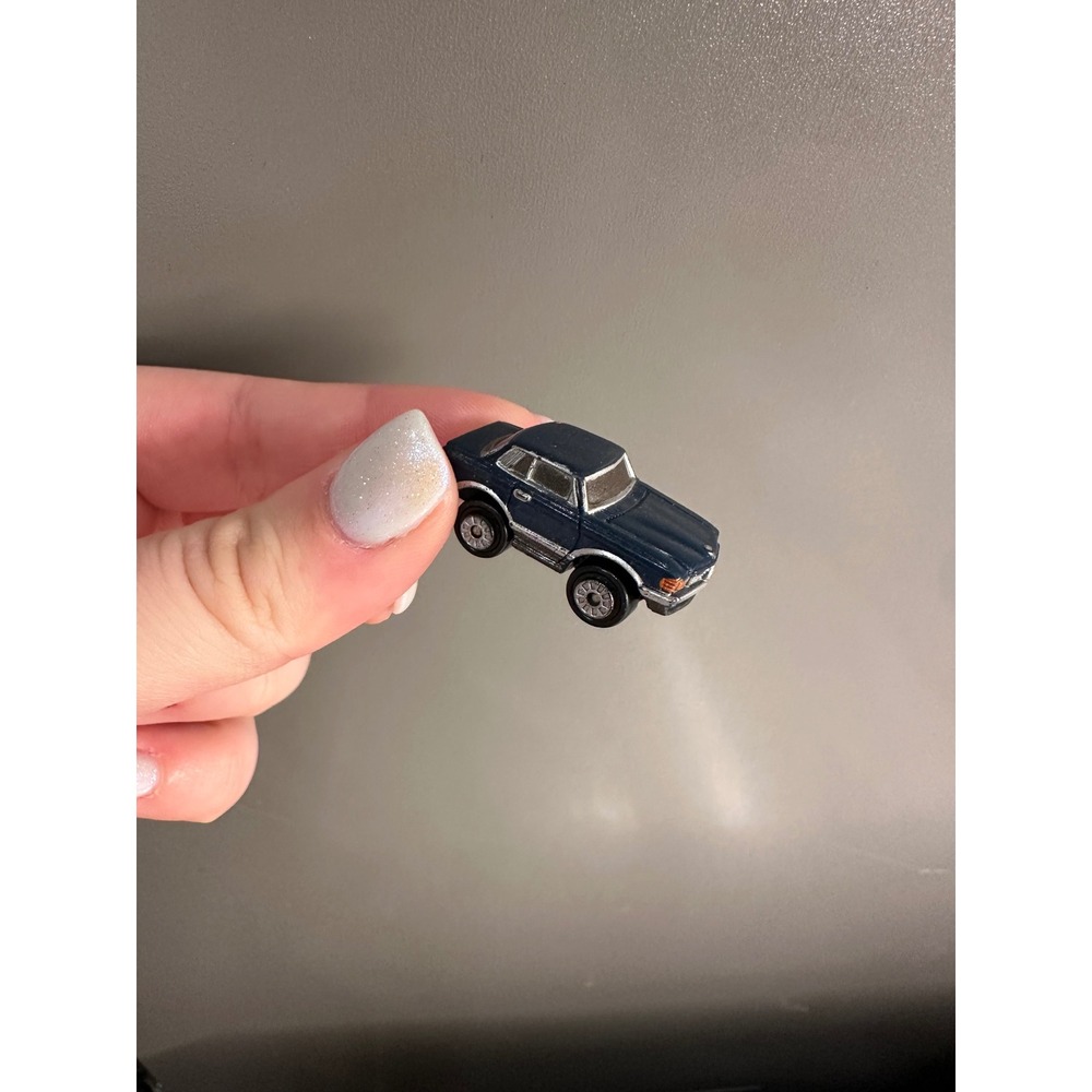 Vintage Micro Machines Mercedes Benz 450SLC Dark Blue 1986 Galoob